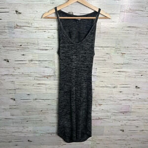 Wilfred free tank dress open back  midi dress size small gray